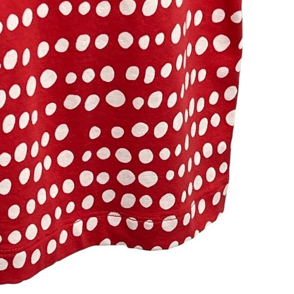 Lands End Women's Plus Fit and Flare Dress Crimson Dawn Dots NWOT Size XS - Picture 5 of 9